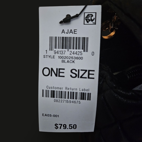 I.N.C. International Concepts Ajae Quilted Shoulder Bag – Black - Picture 2 of 3